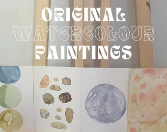 Original Watercolour Paintings - Inspired by Nature - Ready to Frame