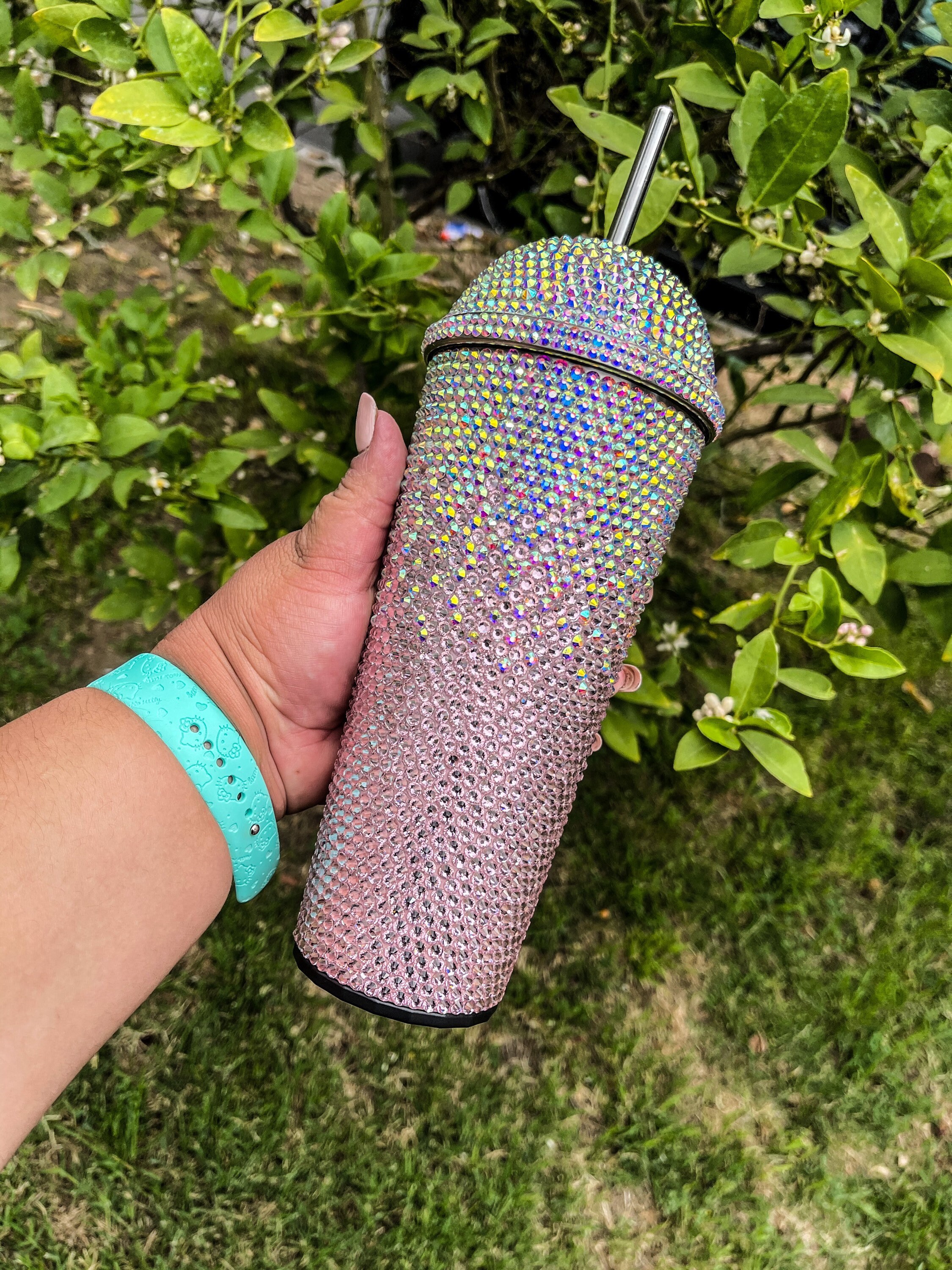Bling Dome Tumbler 30oz / Bling Dome Cup/ Bling Tumbler/ Bling Etsy
