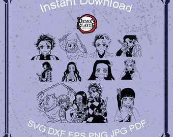 Download Anime Cut File Etsy