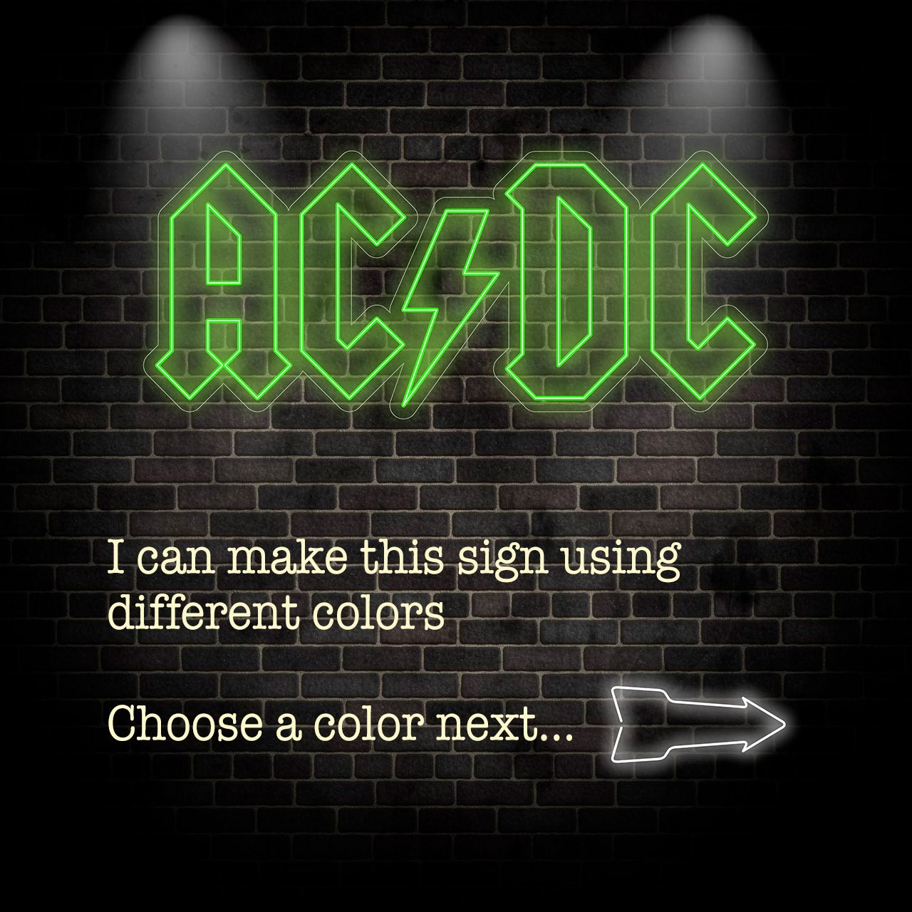 Neon Sign AC/DC. Illuminate Your Space With Vibrant Ac/dc Neon Signs ...