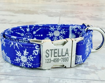 snowflake dog collar
