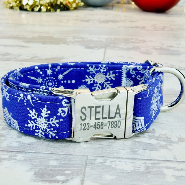 Snowflake Dog Collar Etsy