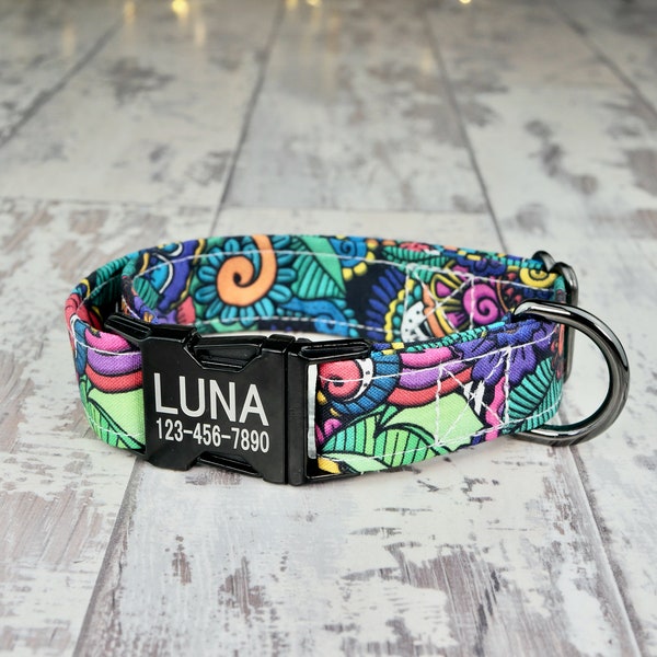 Neoprene Dog Collar Etsy