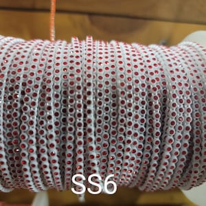 Beautiful SS6 Plastic Rhinestone Banding/Decorative Trim/Embellishment/Beading Supplies/Jewelry Making/Craft Supplies/Sewing
