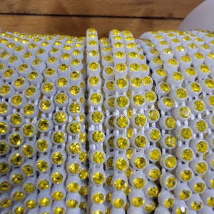 Beautiful SS8  Plastic Rhinestone Banding/Decorative Trim/Embellishment/Beading Supplies/Jewelry Making/Craft Supplies/Sewing