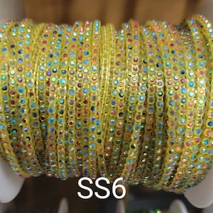 Beautiful SS6 Plastic Rhinestone Banding/Decorative Trim/Embellishment/Beading Supplies/Jewelry Making/Craft Supplies/Sewing