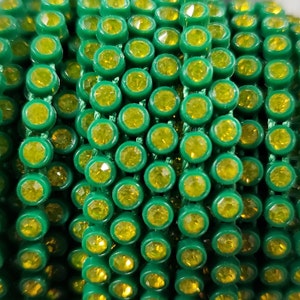 Beautiful SS8 Plastic Rhinestone Banding/Decorative Trim/Embellishment/Beading Supplies/Jewelry Making/Craft Supplies/Sewing