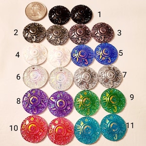 Cabochon tartaruga nativa americana/Centri in resina tribale/Cabochon circolari/Centri in acrilico/Forniture per perline/Gemme/Materiali per la creazione di gioielli