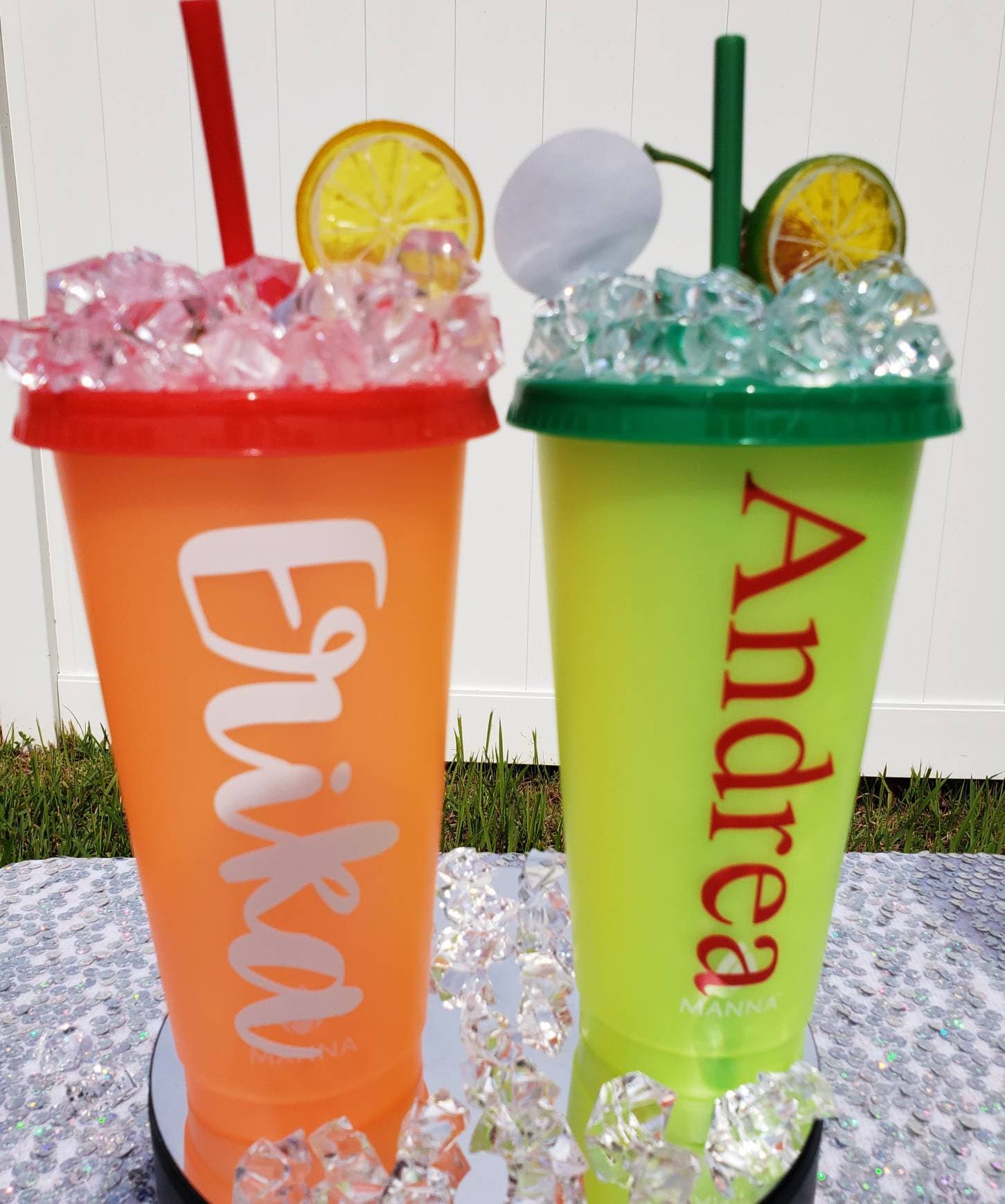 3D faux ice tumbler FREE SHIPPING Color change tumbler fake Etsy