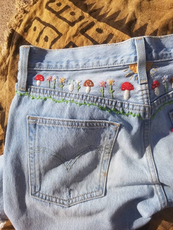 CUSTOM Embroidered Denim Send Me Your 