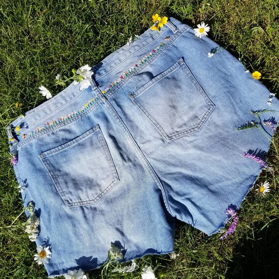mom shorts plus size