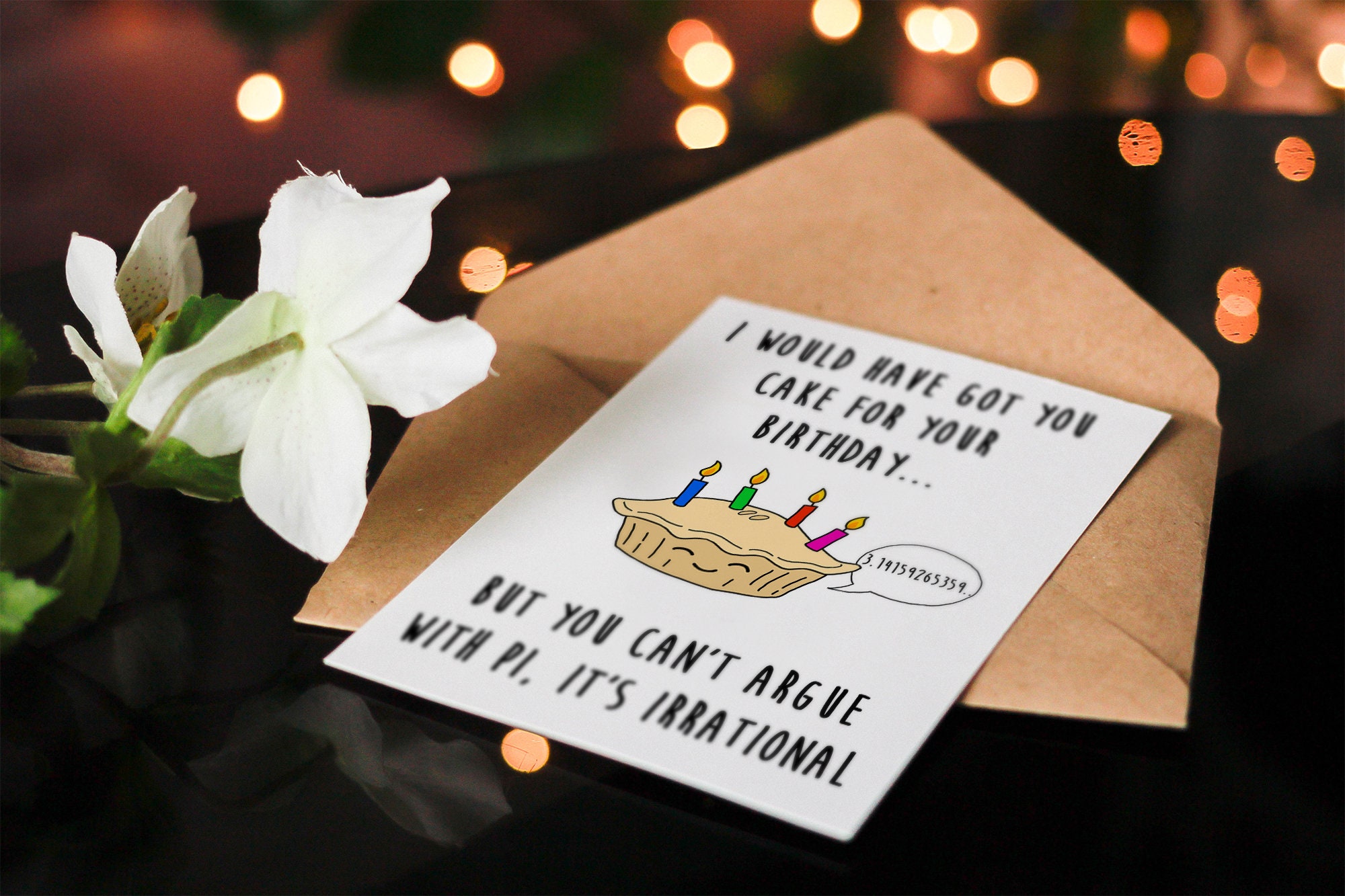 Funny Maths Birthday Card Card For Mathematicians Maths Etsy