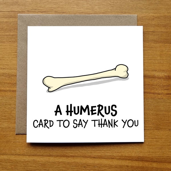 Humorous Thank You Card - Thank You Biology Teacher