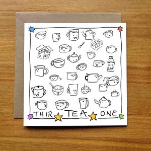 31st Birthday Card - For Tea Lovers