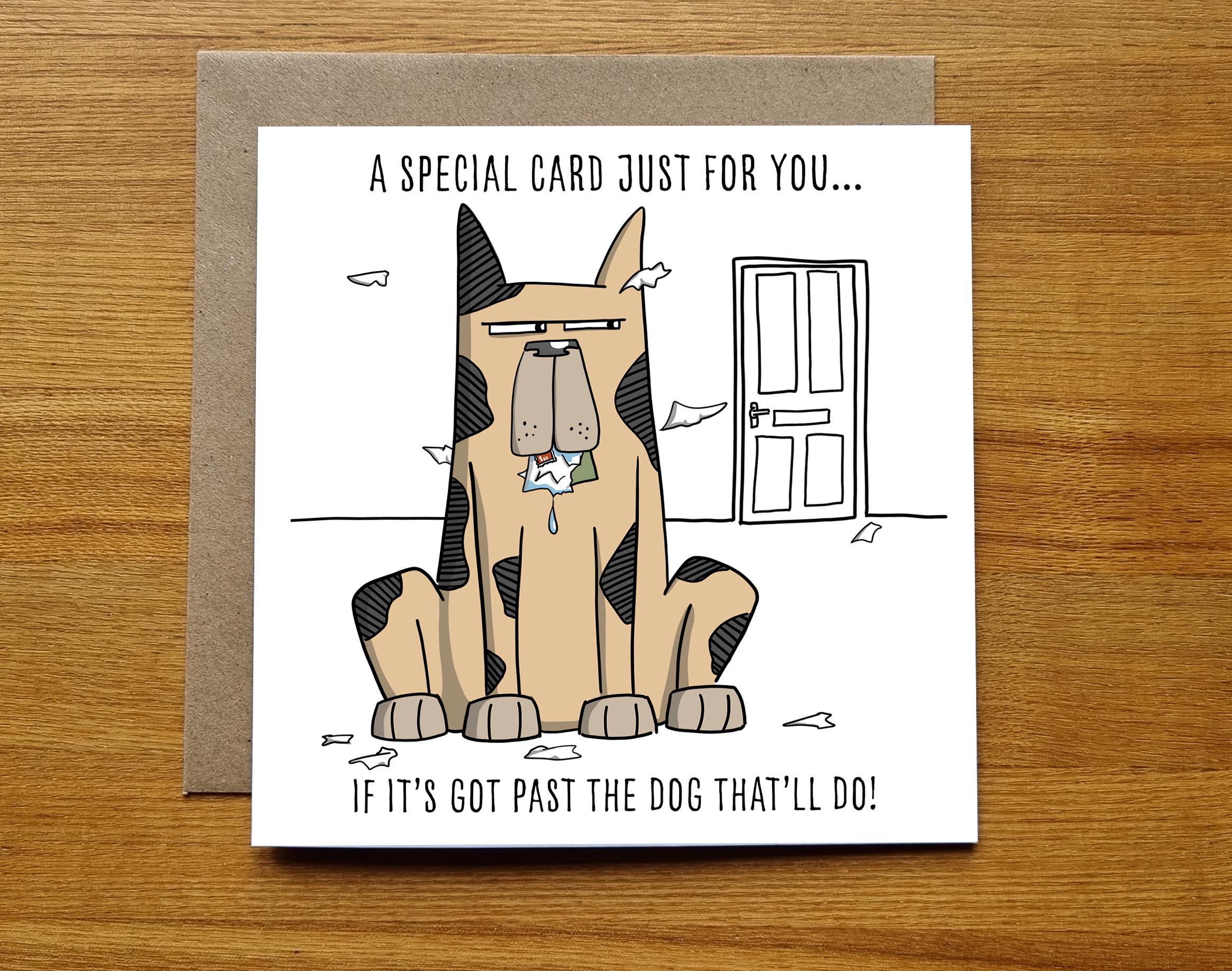 Funny Dog Birthday Card - Etsy UK