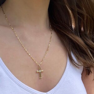 Gold Cross Necklace