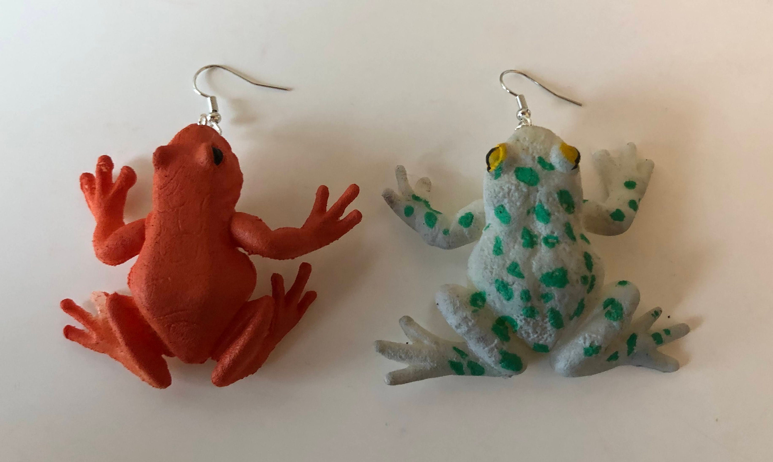 Frog Earrings Etsy