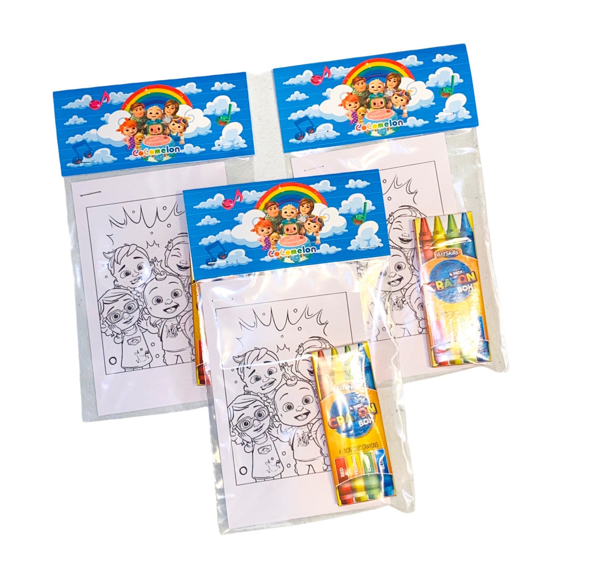 Cocomelon Coloring Packs Party Favors | Cocomelon And JJ Party Supplies | Cocomelon & JJ Coloring Book | Cocomelon Party Favor