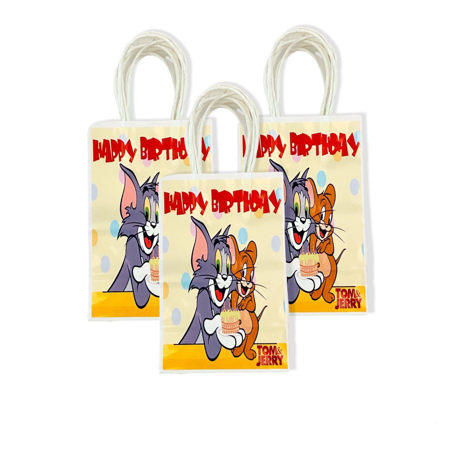 Tom & Jerry Gift Bags Tom and Jerry Party Favors Tom and Etsy Ireland