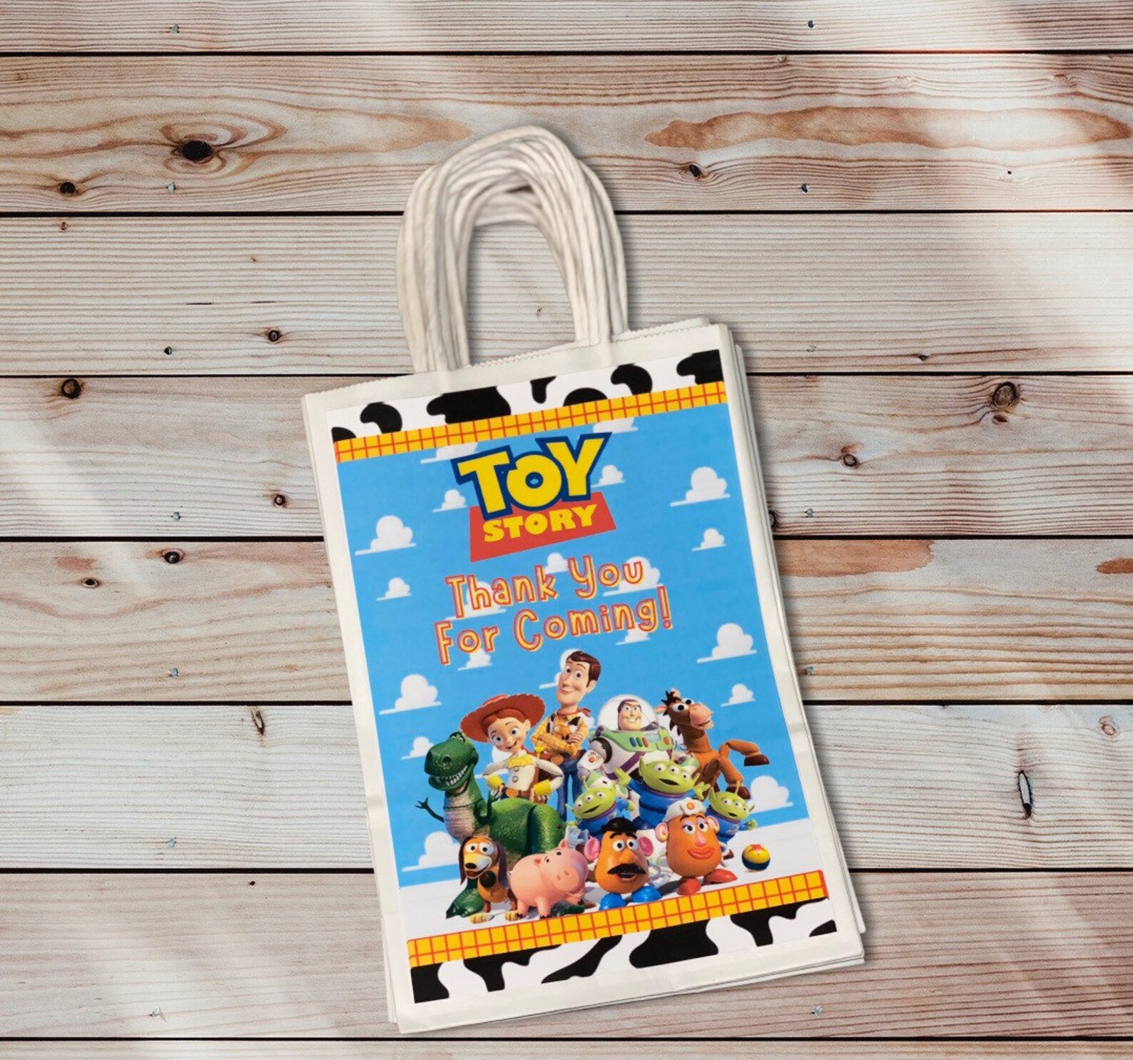 Toy Story Gift Bags Toy Story Party Favor Bags Toy Story Etsy
