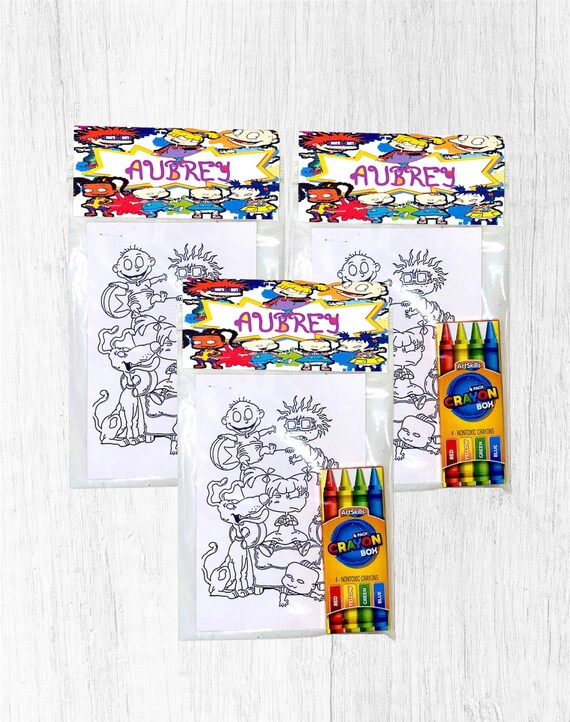 Inspired Mini Coloring Books & Crayons Party Favors Etsy UK