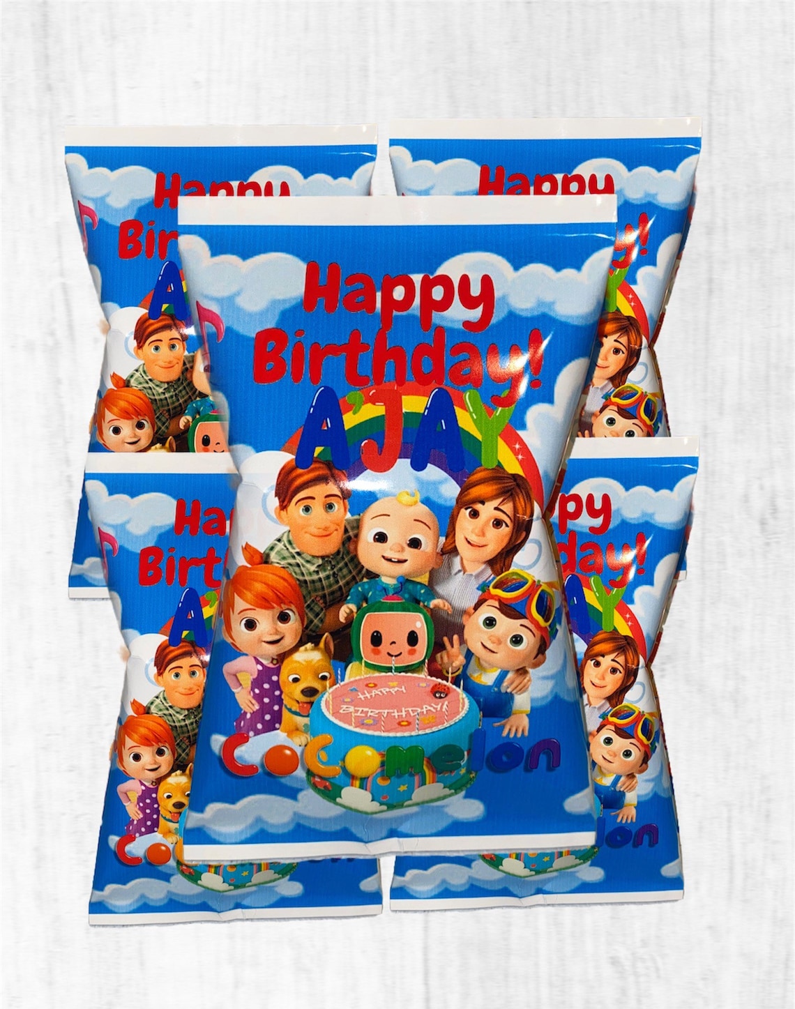 & JJ Custom Chip Bags Party Supplies Etsy