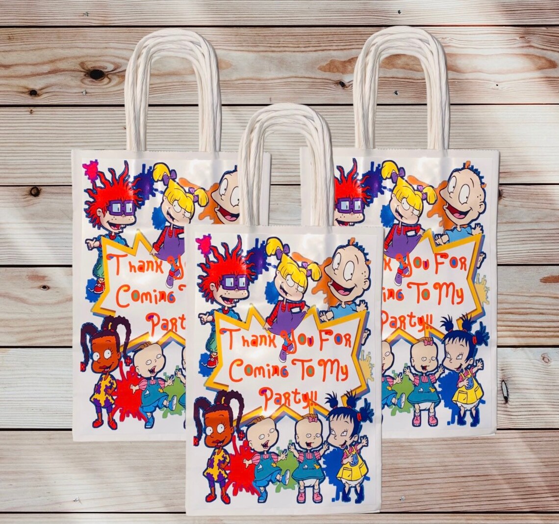 Rugrats Gift Bags Rugrats Party Favor Bags Rugrats Party Etsy