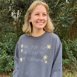 Custom Scripture Embroidered Crewneck