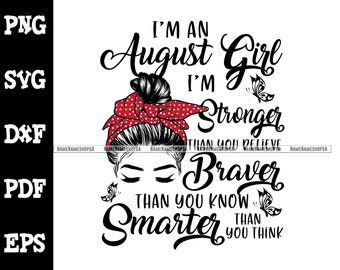Download August Birthday Svg Etsy