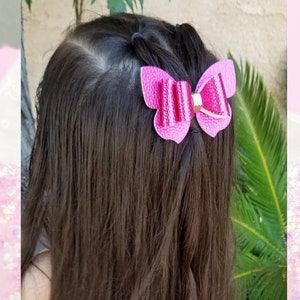 Butterflies Hair Clips, Butterflies Hair Clips Set, Butterflies Set, Chunky Glitter Vinyl Butterflies, Hair Bow Set, Pink Butterflies, Gift