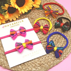 Mexican Baby Headbands, Newborn Stretchy Headbands, Cinco de Mayo Headbands, Fiesta Nylon Headbands, Floral Headband, Girl Birthday Gift,
