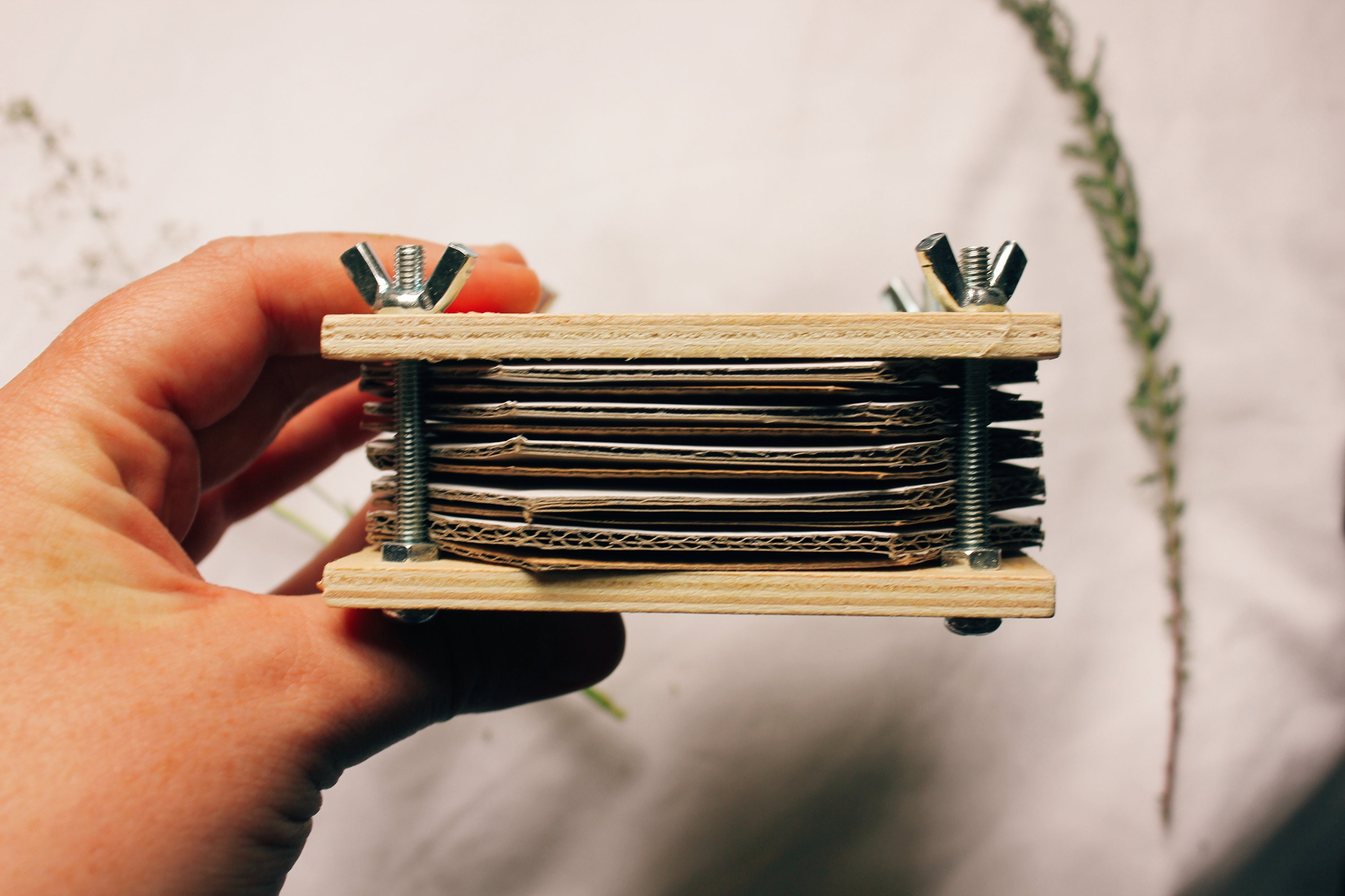 Traditional Wooden Flower Press Nature Learning Tool Etsy