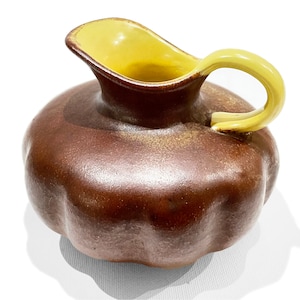 Art Deco 1930s Upsala Ekeby Ceramic Vase Design by Harald Östergren, Vintage Scandinavian Vase 2501 Mid Century Modern Swedish Pottery Vase