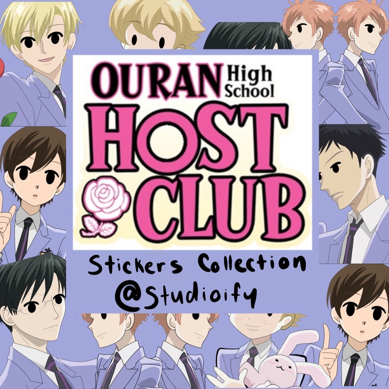 Ouran High School Host Club Sticker Collection Etsy