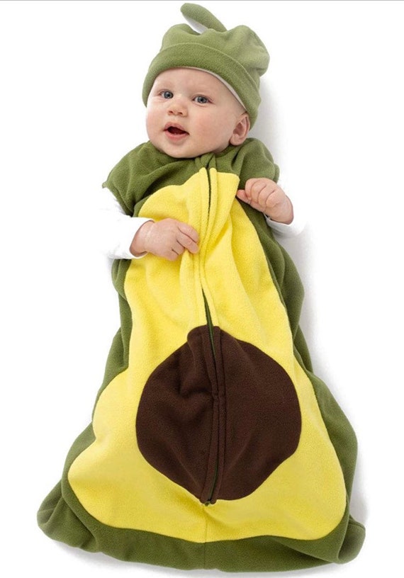 Avocado Baby Fleece Sleep Sack  Infant Wearable Blanket