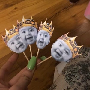 Photo cupcake toppers