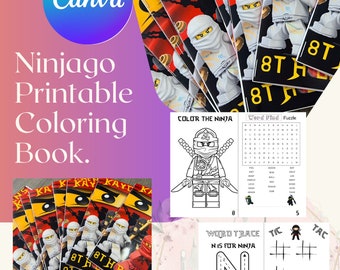 Ninjango Printable coloring book