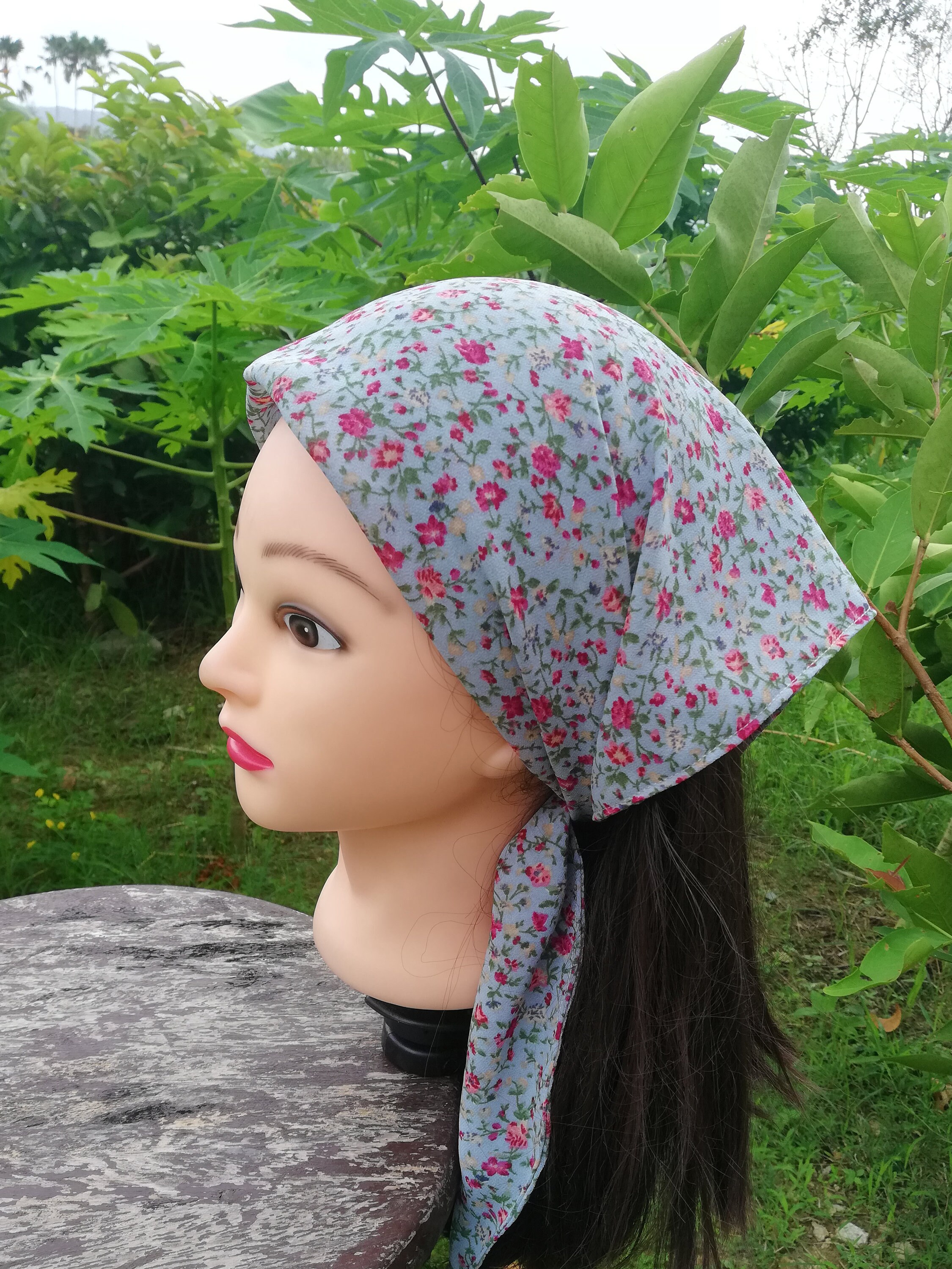 Triangle Head ScarfAdult Triangle Hair Scarf Bandana Etsy