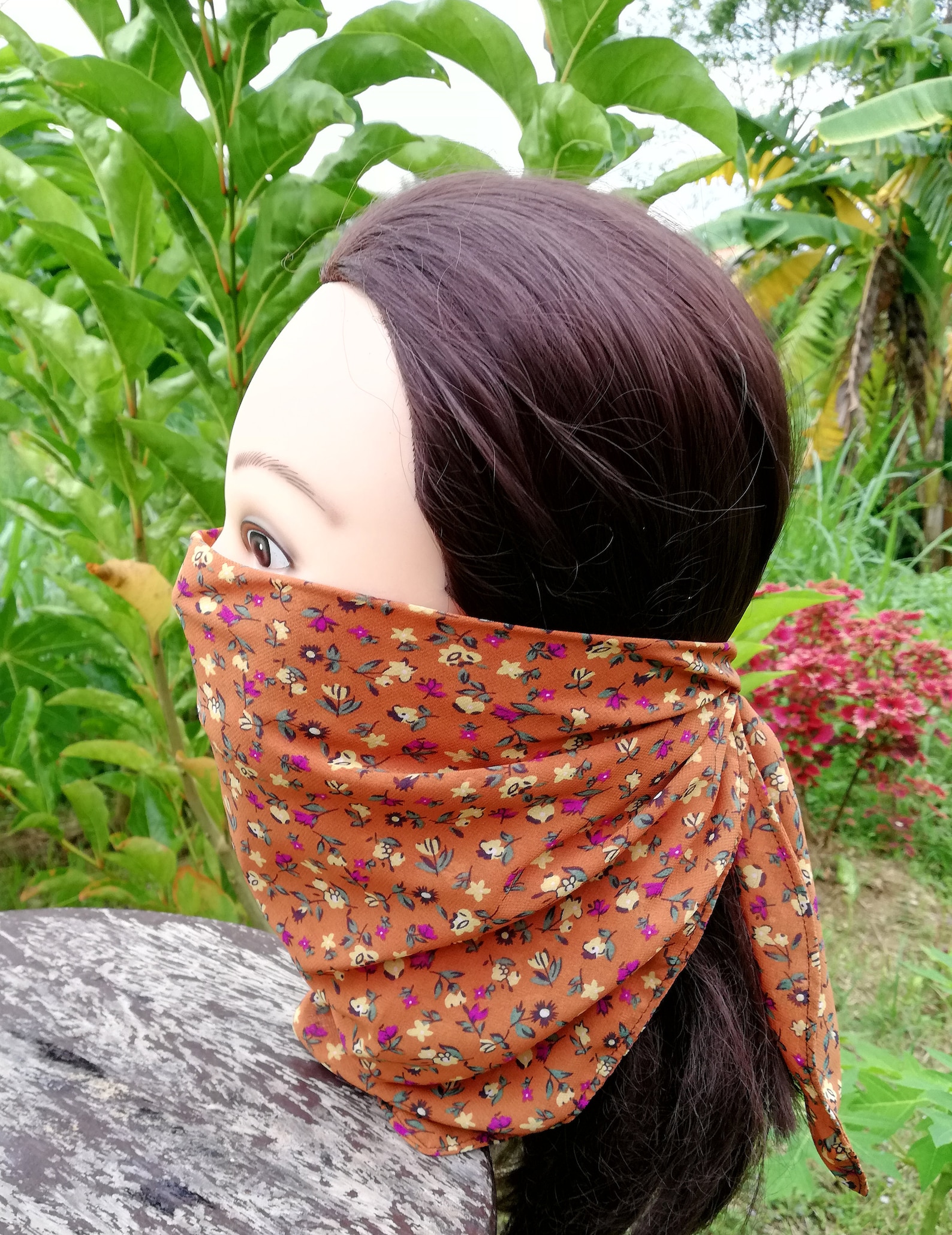Triangle Head Scarfadult Triangle Hair Scarf Bandana Etsy
