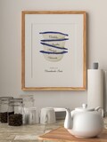 Poster family Breton bowls - Personalized gift with first names - A2 / A3 / A4 / A5 - frame not included product logo