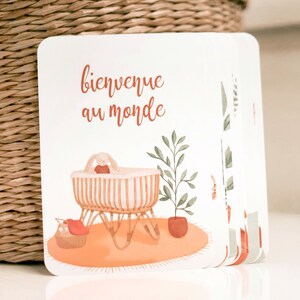 13 cartões de marcos do bebê - primeiro ano - Boho - quarto de bebê