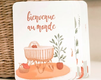 13 cartões de marcos do bebê - primeiro ano - Boho - quarto de bebê