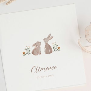 Birth announcement - little rabbits