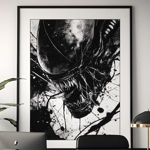 Alien - Printable Wall Art - Alien, Aliens, Xenomorph, Ripley, Newt - Digital Download