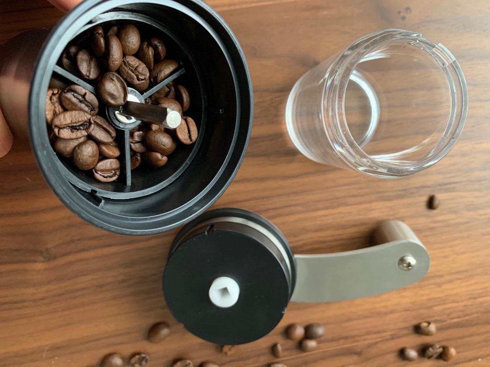 Coffee grinder manual with ceramic grinder Stainless steel Etsy