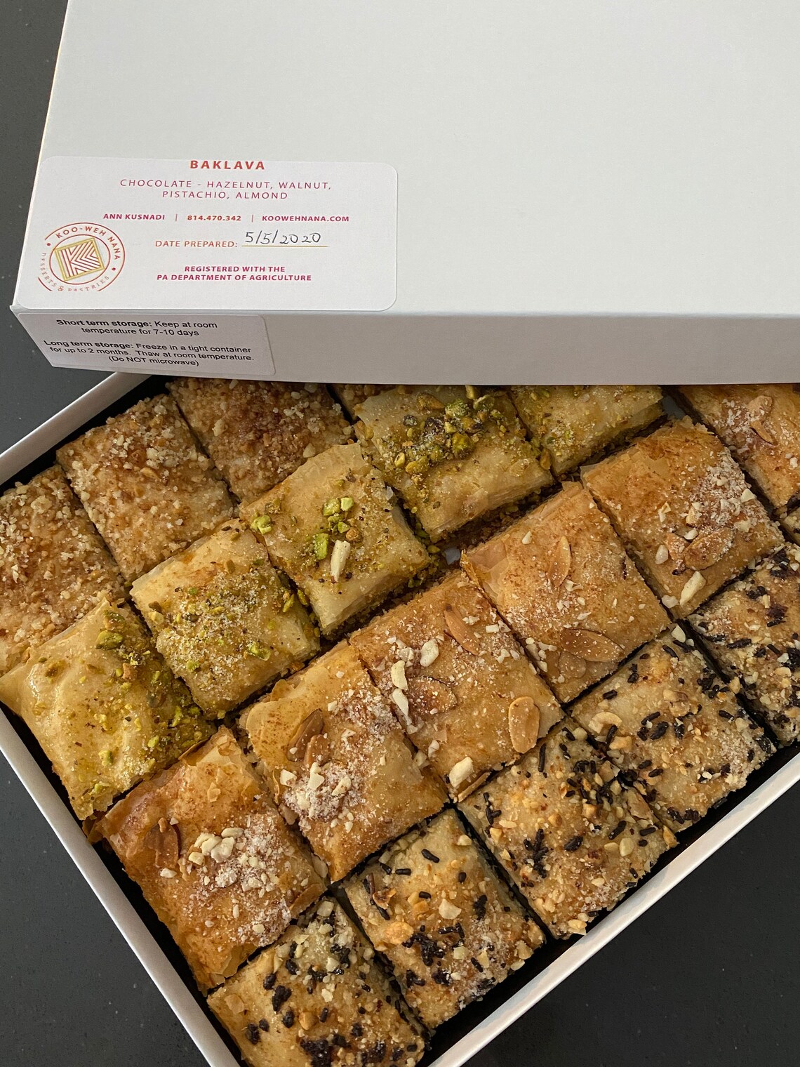 Assorted Baklava Etsy