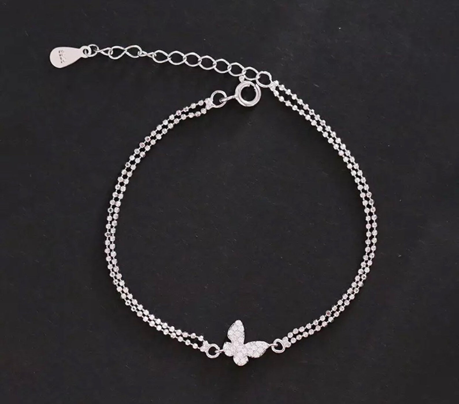 Butterfly Charm Bracelet Unique Fancy Bracelet Bracelet Etsy