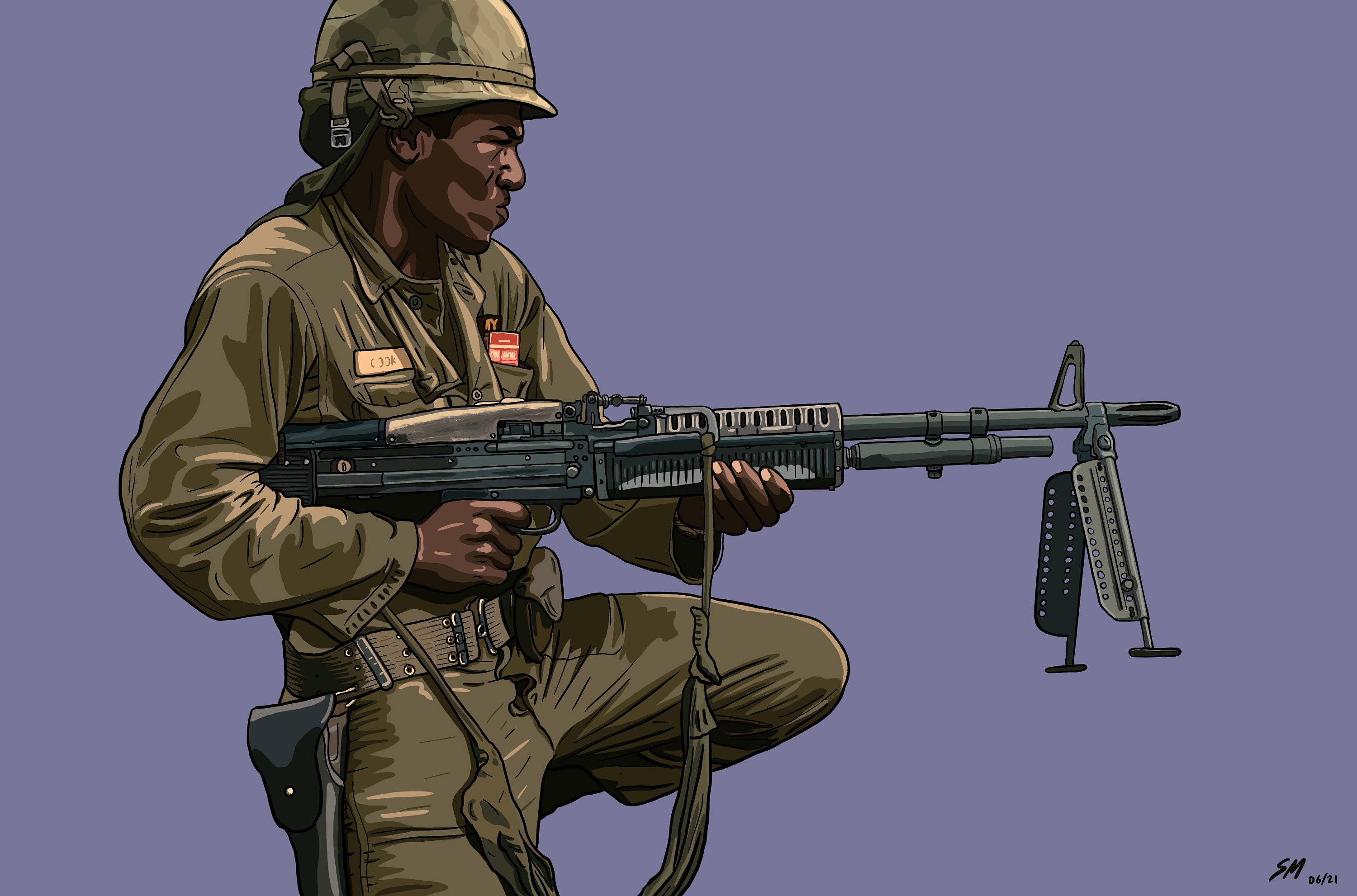 アメリカ陸軍 M60機関銃手装備 [ベトナム戦争]│ナナシノミコト