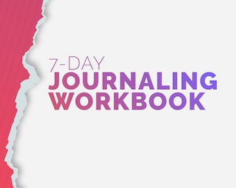 7-Day Journaling Workbook, Journal Workbook, Daily Journal, Mindset Journal, Gratitude Journal, Wellness Journal, Mindfulness Journal, Goals