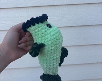Crochet Bass Fish Plushie